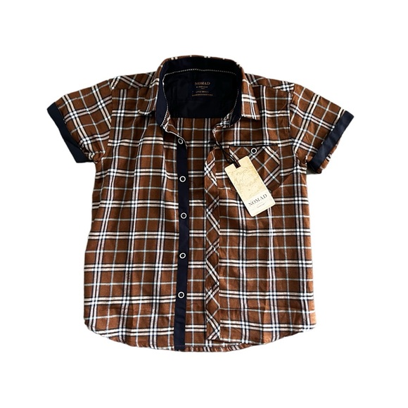 NOMAD By Craft +  Flow Boys Flannel Button Down. - Picture 1 of 5